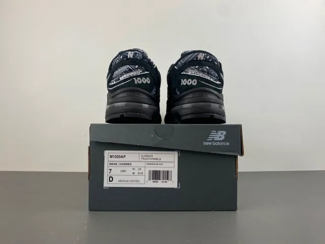 New Balance 1000 काला Paisley Print লাইফস্টাইল স্নিকার্স 17