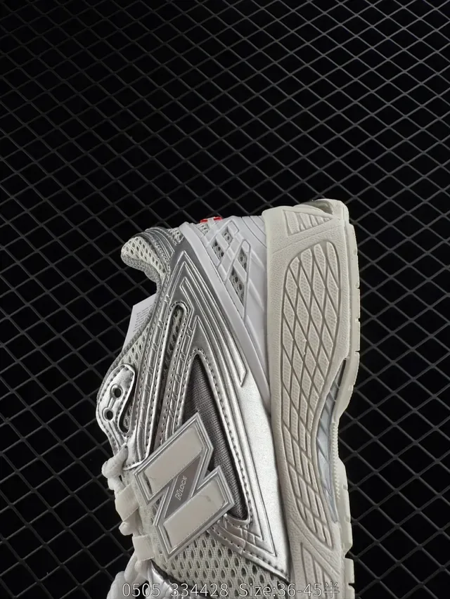 New Balance 1906R Silver Metallic Mesh Lifestyle Sneakers 4