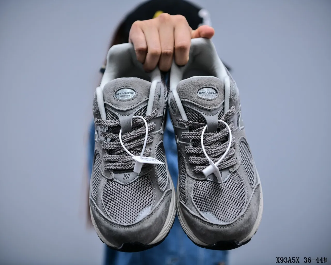 New Balance 2002R Gray Mesh and Suede Lifestyle Sneakers 6
