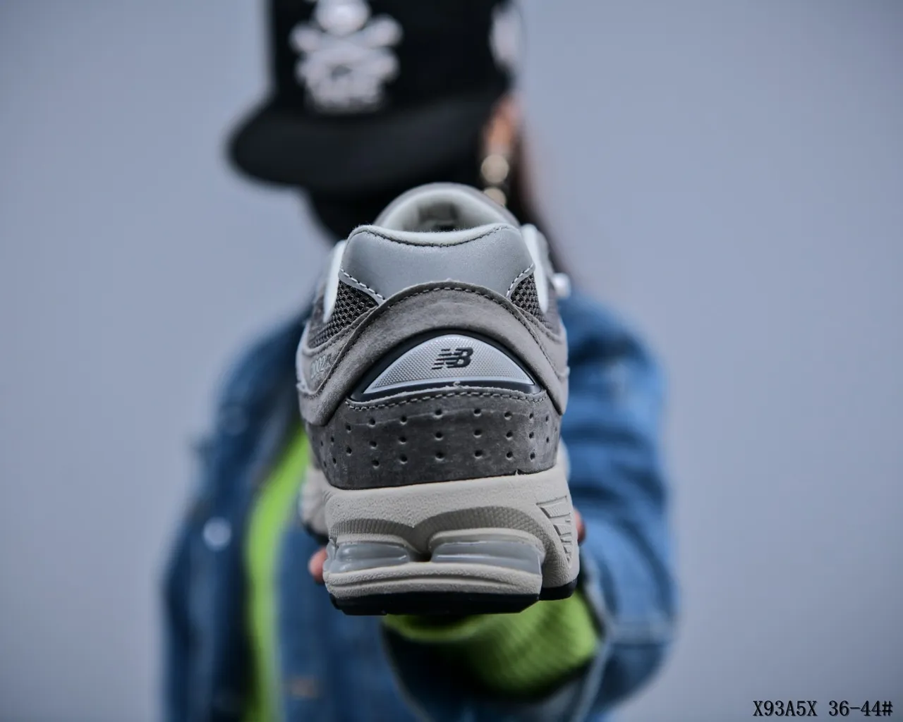 New Balance 2002R Gray Mesh and Suede Lifestyle Sneakers 8