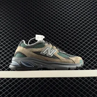 New Balance 2002R Taupe et Teal Green Chaussures Chunky