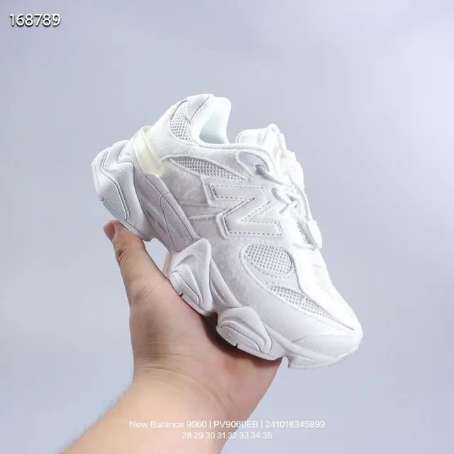 New Balance 9060 beige gris marine sneakers chunky 3