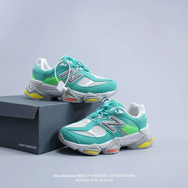 New Balance 9060 beige gris marine sneakers chunky 13