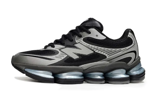 New Balance 9060 Black Gray Light Blue Lifestyle Sneakers 2
