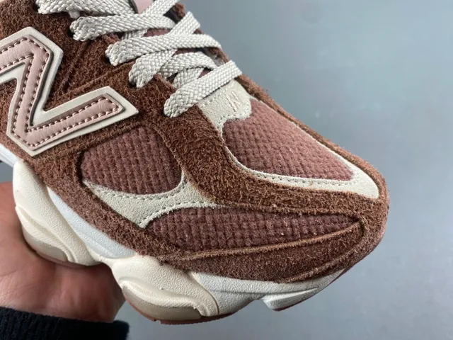 New Balance 9060 Brown and Beige Chunky Sneakers 2