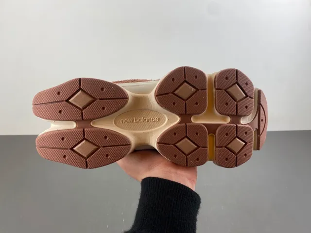 New Balance 9060 Brown and Beige Chunky Sneakers 9