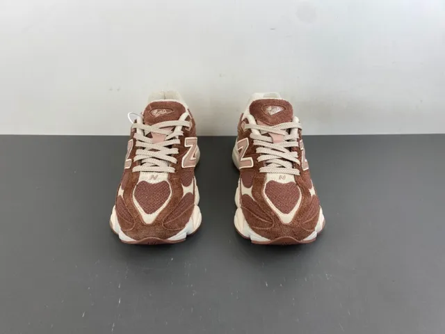 New Balance 9060 Brown and Beige Chunky Sneakers 11