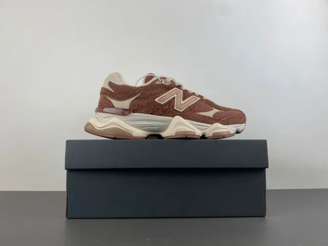 New Balance 9060 Brown and Beige Chunky Sneakers 15