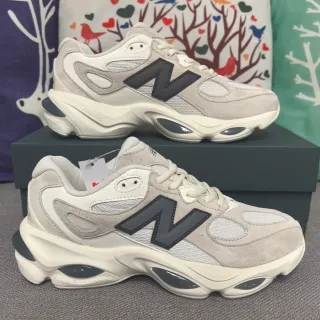 New Balance 9060 হালকা ধূসর এবং সাদা চাঙ্কি স্নিকার