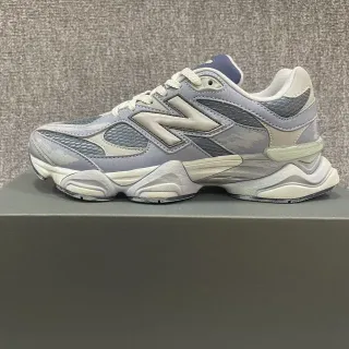 New Balance 灰色海军 多层底 网面和合成材料覆盖鞋面 厚底运动鞋