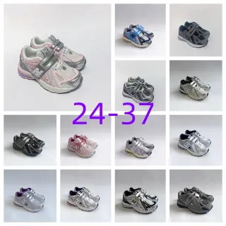 New Balance 灰色粉色 网面鞋面 合成覆盖层 跑步鞋