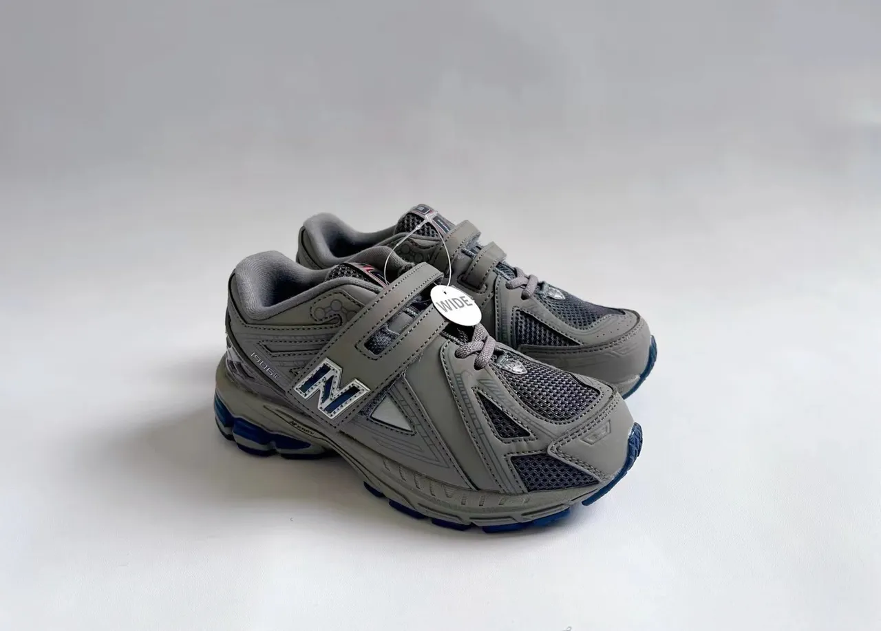 New Balance أحذية جري رمادي وردي شبكي اصطناعي 5