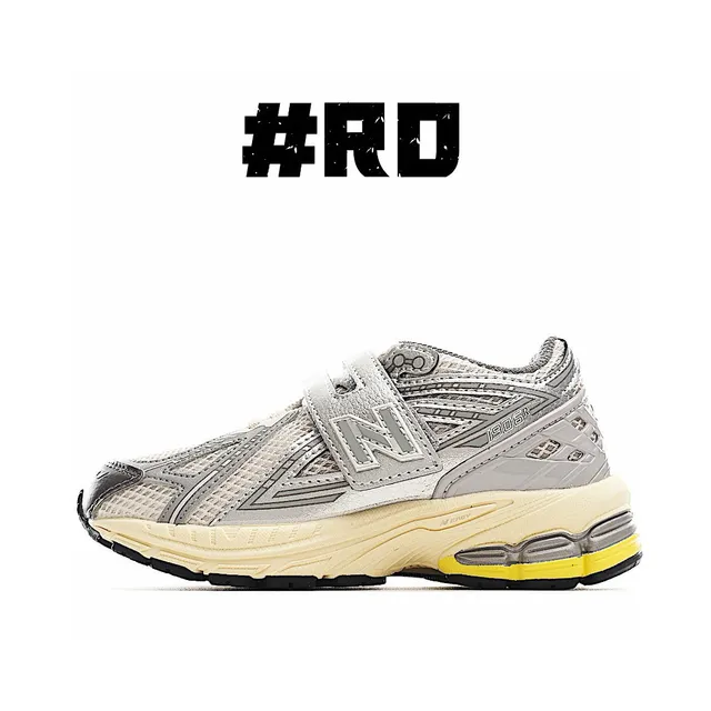New Balance أحذية جري رمادي وردي شبكي اصطناعي 23