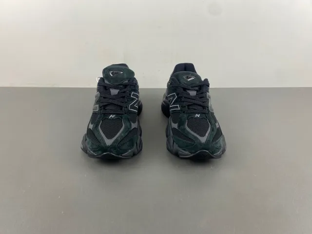 New Balance Verde Negro Suela Multicapa Ante y Malla Superior Zapatillas Chunky 11