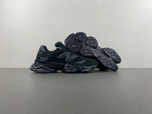 New Balance Verde Negro Suela Multicapa Ante y Malla Superior Zapatillas Chunky 12