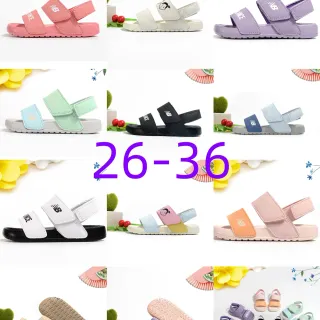 New Balance 粉色 双带魔术贴闭合休闲凉鞋