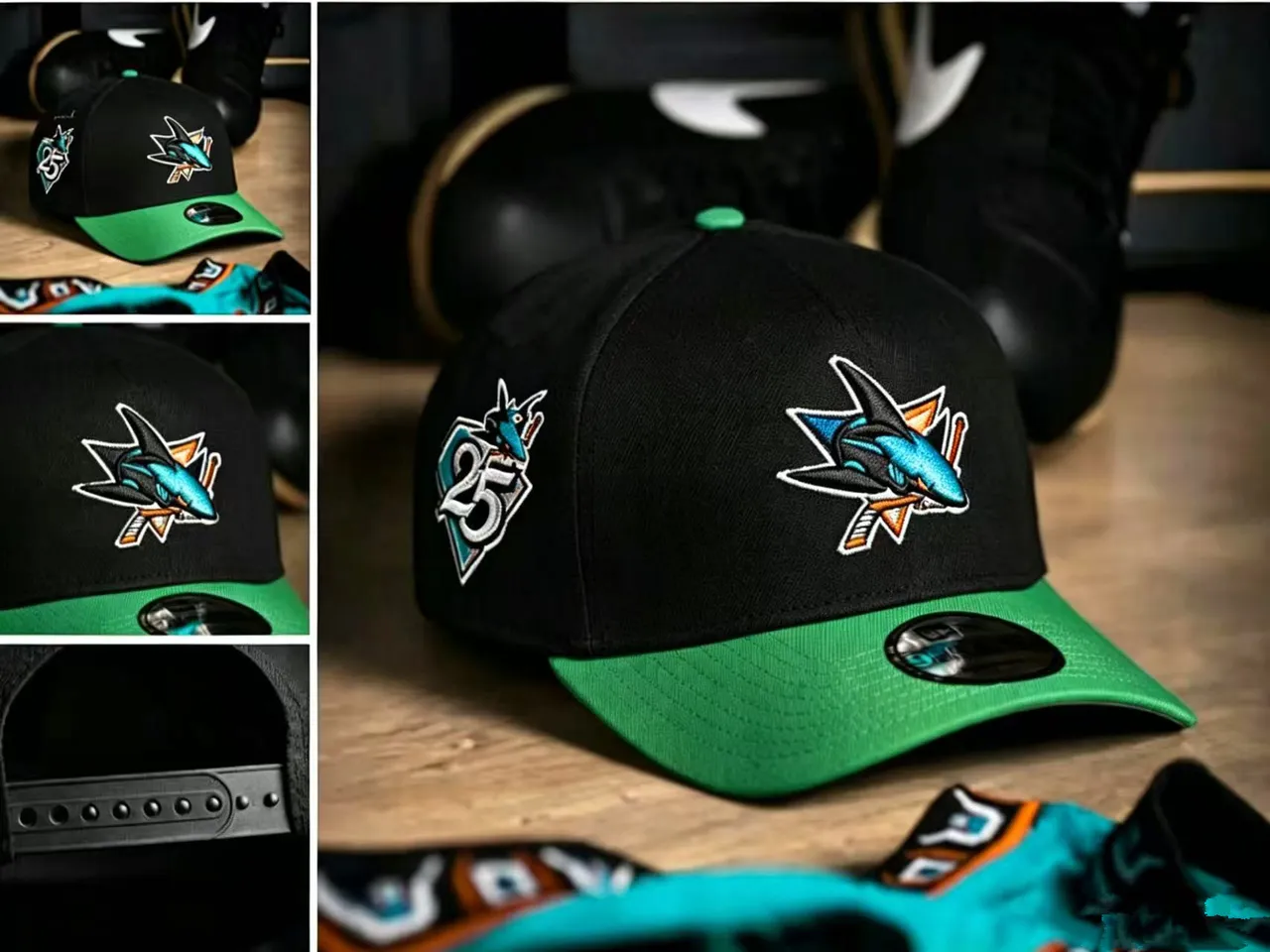 New Era 9FORTY New York Rangers কালো টোনাল এমব্রয়ডার্ড বেসবল ক্যাপ 12