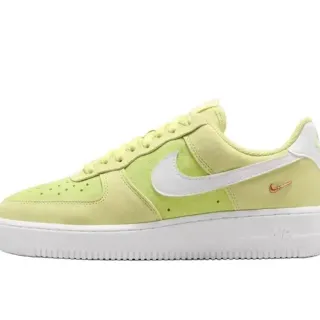 Nike Air Force 1 أصفر ليمون جلد الغزال أحذية أسلوب حياة
