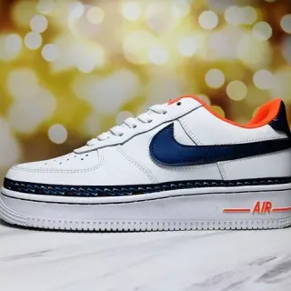 Nike Air Force 1 Blanco Marino Naranja Zapatillas Lifestyle