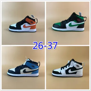 Nike Air Jordan 1 High negro blanco naranja Zapatillas de baloncesto
