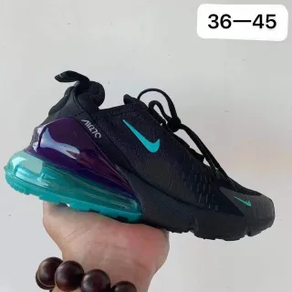 Nike Air Max 270 কালো এবং টিল গ্র্যাডিয়েন্ট রানিং জুতো
