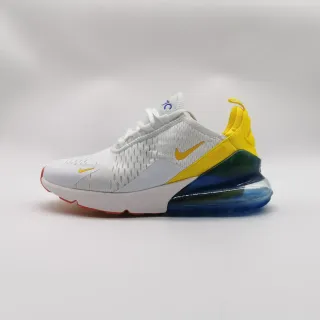Nike Air Max 270 Blanco Amarillo Azul Gradiente Zapatillas Lifestyle