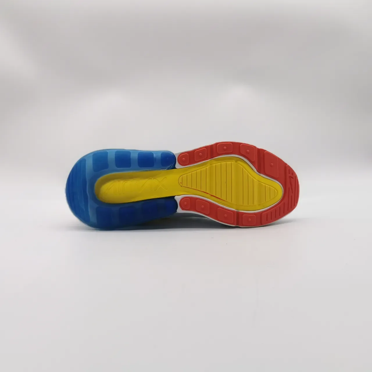 Nike Air Max 270 White Yellow Blue Gradient Lifestyle Sneakers 3