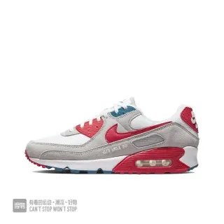 Nike Air Max 90 رمادي فاتح أحمر أزرق حذاء أسلوب حياة