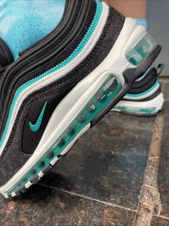 Nike Air Max 97 Noir Turquoise Chaussures Lifestyle 2