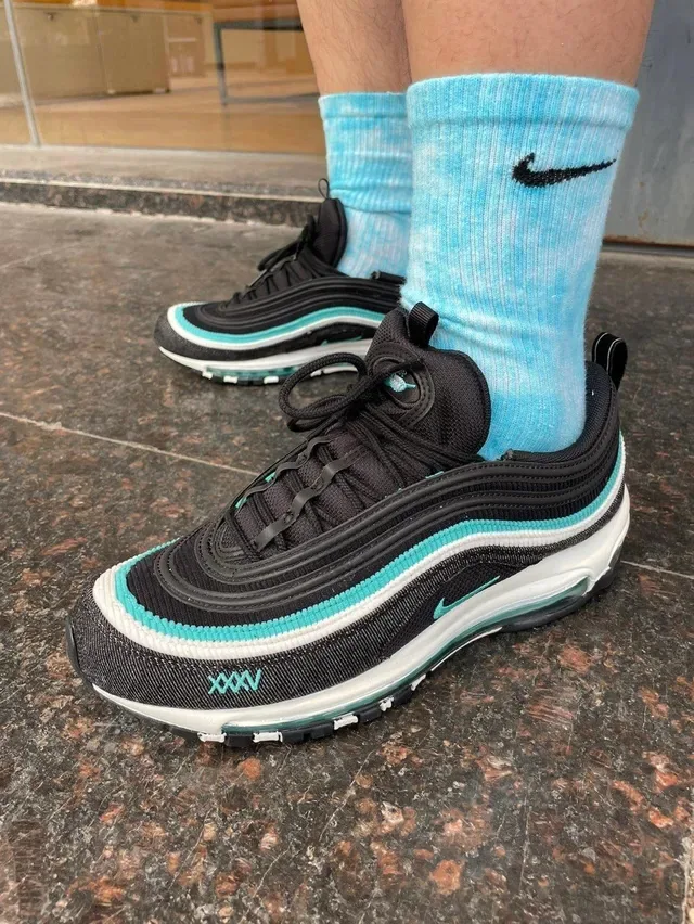 Nike Air Max 97 Noir Turquoise Chaussures Lifestyle 5