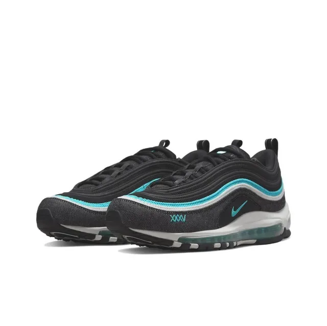 Nike Air Max 97 Noir Turquoise Chaussures Lifestyle 8