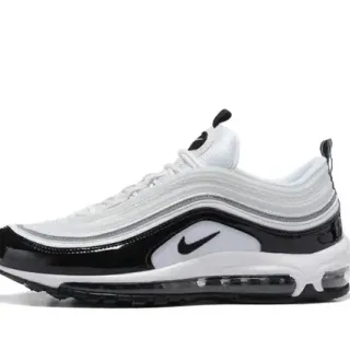 Nike Air Max 97 Tênis Lifestyle Branco Preto Patent