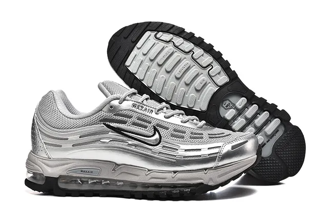Nike Air Max Plus Gray Black Cyan Running Shoes 4