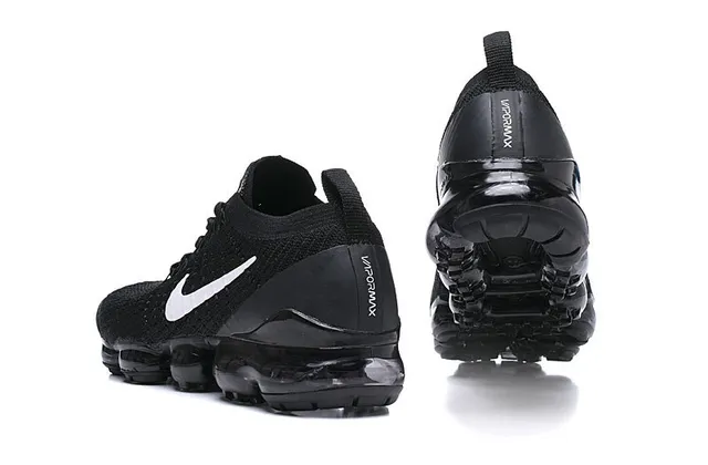 Nike Air VaporMax Black White Running Shoes 3