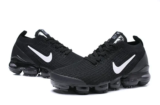 Nike Air VaporMax Black White Running Shoes 5