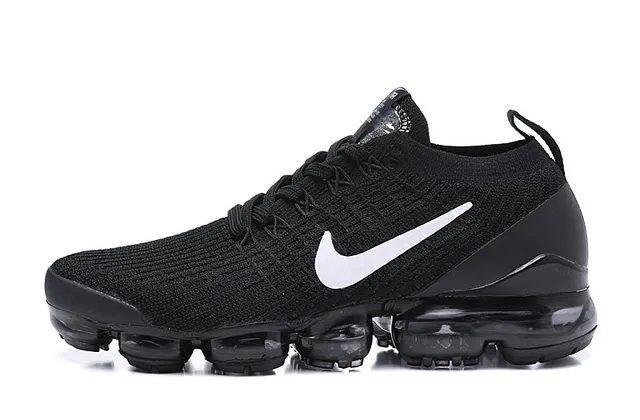 Nike Air VaporMax Black White Running Shoes 7