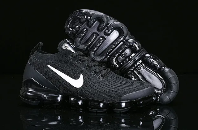 Nike Air VaporMax Black White Running Shoes 13