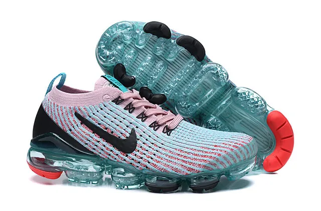 Nike Air VaporMax Knit Pink Blue tênis de corrida 6