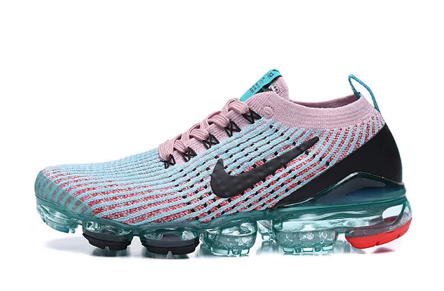 Nike Air VaporMax Knit Pink Blue tênis de corrida 8