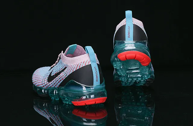 Nike Air VaporMax Knit Pink Blue tênis de corrida 11