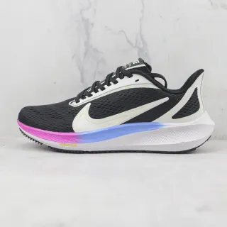 Nike Air Zoom Pegasus Preto Branco Rosa Azul Tênis de corrida