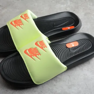 Nike Benassi JDI সাইট্রাস সবুজ এবং কমলা স্লিপার