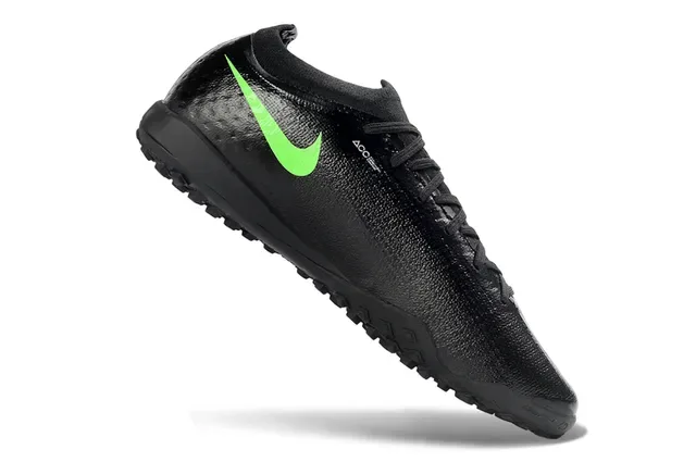 نايك أسود أخضر low-cut atomknit upper تراف أحذية كرة القدم 2