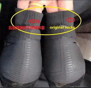 Nike Black High-Cut Sock-Fit Collar Textured Synthetic Upper Firm-Ground Soccer Shoes 14