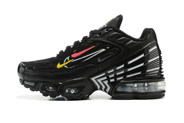 Nike Black Multicolor Layered Synthetic Cage Gradient Color Blocking Lifestyle Sneakers 4