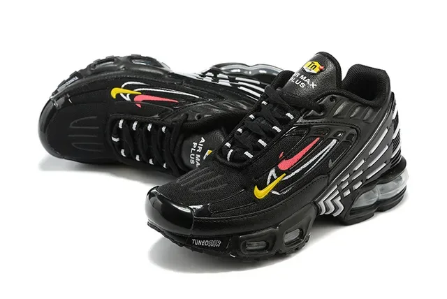 Nike Black Multicolor Layered Synthetic Cage Gradient Color Blocking Lifestyle Sneakers 5