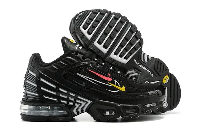 Nike Black Multicolor Layered Synthetic Cage Gradient Color Blocking Lifestyle Sneakers 6