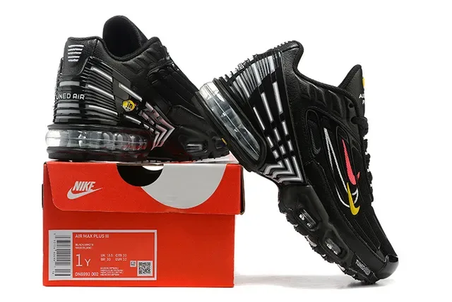 Nike Black Multicolor Layered Synthetic Cage Gradient Color Blocking Lifestyle Sneakers 7