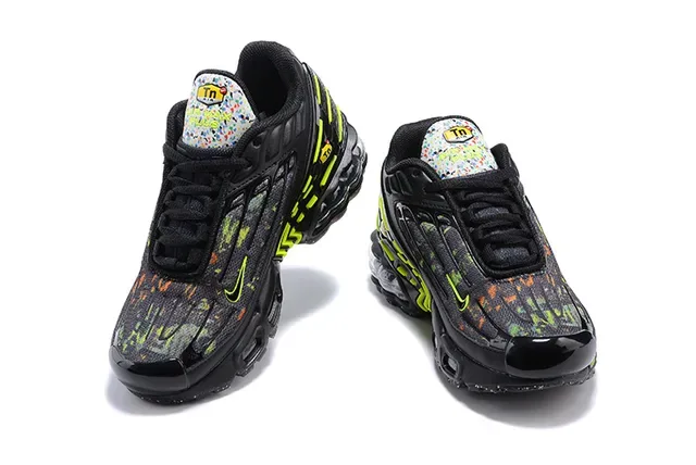 Nike Black Multicolor Layered Synthetic Cage Gradient Color Blocking Lifestyle Sneakers 9