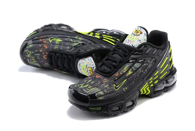Nike Black Multicolor Layered Synthetic Cage Gradient Color Blocking Lifestyle Sneakers 11